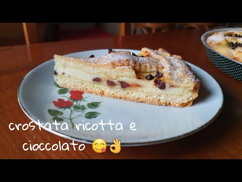Видео: Кростата с рикоттой и шоколадом| Пирог с невероятно вкусным кремом|