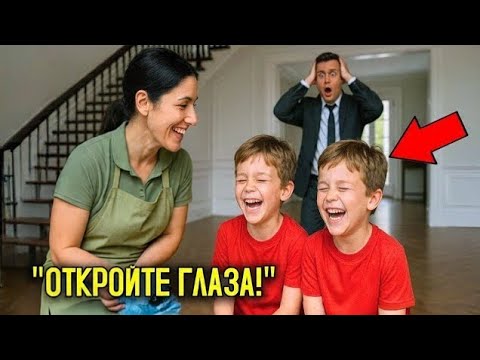 Видео: "Слепые Близнецы Миллионера Впервые Увидели Свет… После Появления Новой Няни!"