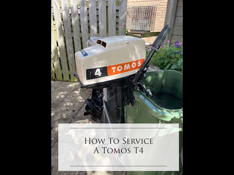 Видео: Как обслуживать подвесной двигатель Tomos T4 Ailsa Craig мощностью 4 л.с. с двумя тактами #tomos ...