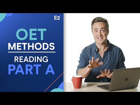 Видео: Методика подготовки к экзамену OET Reading Part A | Советы и стратегии
