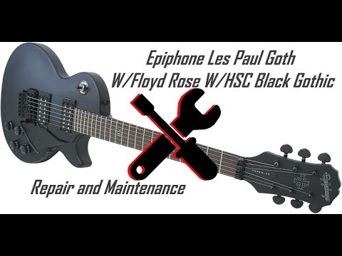 Видео: ТО, Частичный ремонт и Полная отстройка Epiphone Les Paul Goth