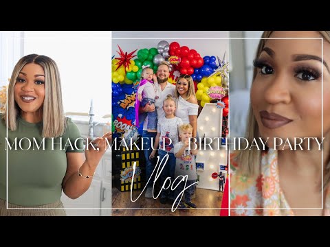 Видео: Видеоблог | Мамин лайфхак, текущий макияж + 4-й день рождения Эзры!