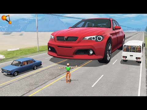 Видео: БОЛЬШИЕ ИГРУШКИ! ОГРОМНЫЙ АВТОМОБИЛЬ ЕДЕТ ПО ГОРОДУ | BeamNG.drive