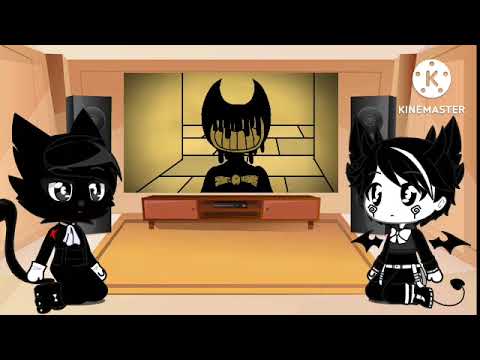 Видео: реакция на бенди и мультяшного кота 😈vs🐱! [Gacha Club]