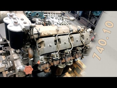 Видео: Двигатель КАМАЗ 740.10