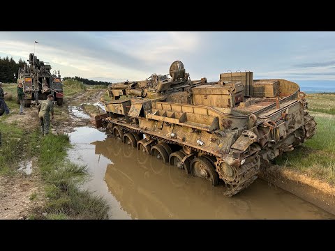 Видео: Восстановление брошенного бронетранспортера Chieftain ARRV