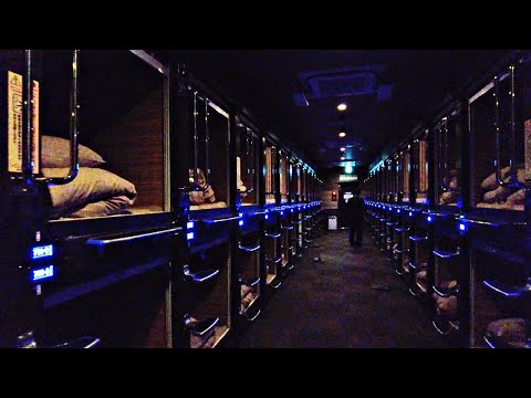 Видео: Роскошные капсульные отели в Японии со слишком большим количеством бесплатных услуг | tokyo shinjuku