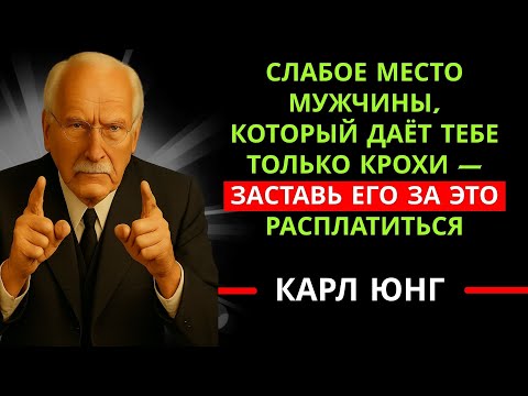 Видео: САМАЯ БОЛЬШАЯ СЛАБОСТЬ МУЖЧИНЫ, который даёт тебе только КРОШКИ (Верни ему это) | Карл Юнг