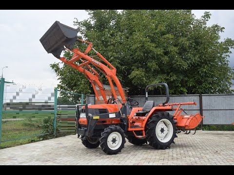 Видео: Минитрактор Kubota GL 260 с Куном. Цена: 910 000 т.р.= 12 465 USD