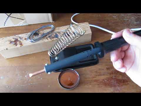 Видео: Заводской паяльник 65Вт/220в