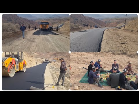 Видео: Дувум рузи асфальт рохи Кумбел Дастгири мекунем дустон