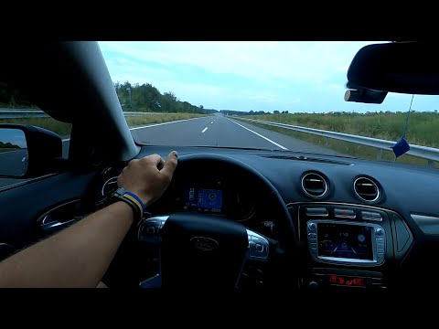 Видео: Моментальный расход топлива, скорость, обороты на Ford mondeo MK4, 2.3 бензин