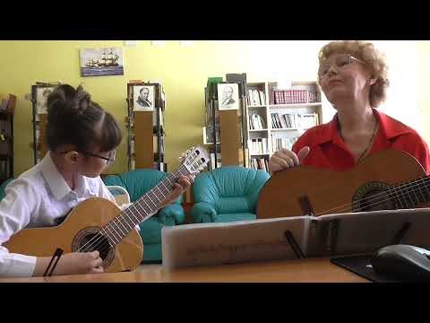 Видео: Открытый урок по специальности Гитара. Преподаватель Глухова Л.В. ДШИ ГО Эгвекинот