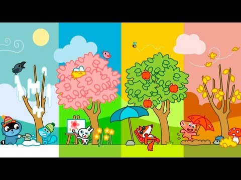 Видео: Времена года в игре про енота панго и его друзей #2
