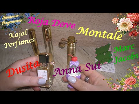 Видео: ✨АРОМАТический затест 👃шикарные и бесподобные💎Marc Jacobs/Montale/Kajal /Roja Dove/Anna Sui/Dusita🌹