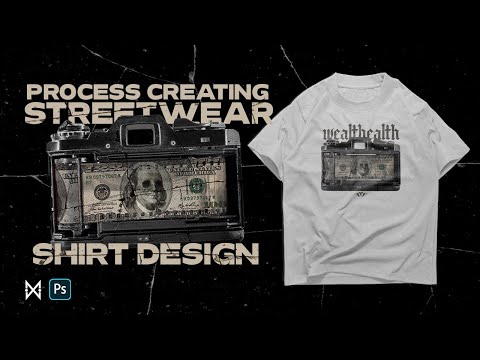Видео: Процесс создания дизайна уличной одежды Photoshop