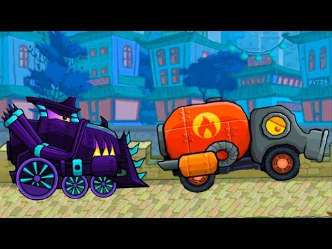 Видео: Car Eats Car 3 #23 Локомашина в Машина ест машину. Хищные машины с Кидом на #МАШИНКИКИДА