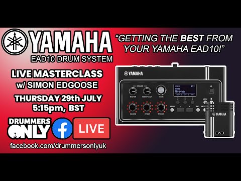 Видео: [LIVE] Получите максимум от Yamaha EAD10 вместе с Саймоном Эдгусом!
