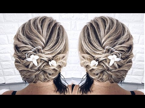 Видео: СВАДЕБНАЯ ПРИЧЕСКА НА КАРЕ | HAIRSTYLES FOR SHORT HAIR
