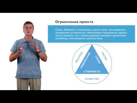 Видео: 1.1.1.2 Введение в управление проектами. Управление проектом и критериями его успешности