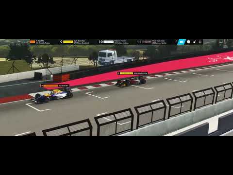 Видео: Кьялами 4-й заключительный этап миничемпионата F1 1991 rFactor 2 Williams N6