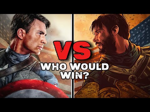 Видео: Солдат против Капитана Америки (MCU) | Кто победит?