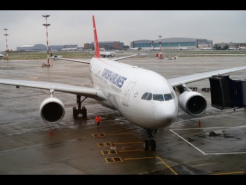 Видео: Взлет из Внуково А330-200 Turkish Airlines