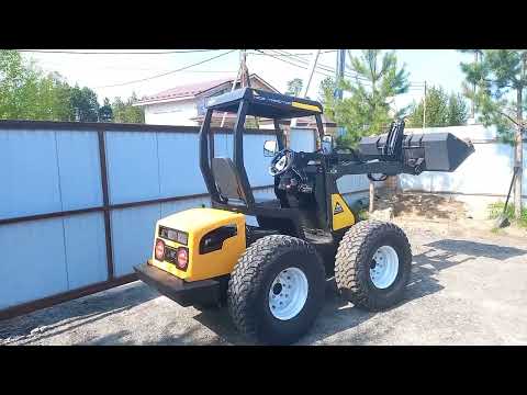 Видео: Утопили трактор, гидроудар двигателя.