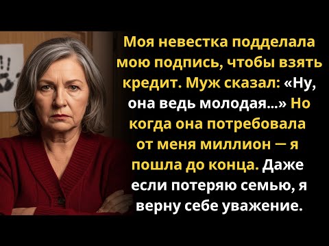 Видео: Моя невестка взяла кредит на моё имя. А потом подала на меня в суд на миллион.