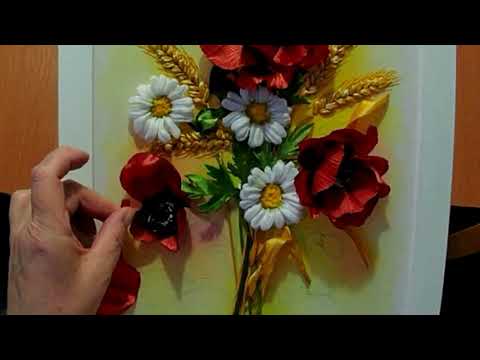 Видео: Вышивка лентами с чистого листа Часть 4