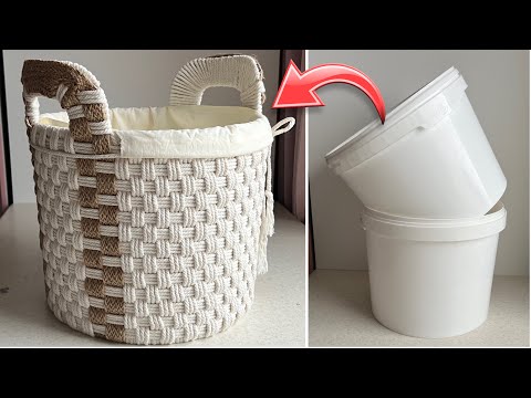 Видео: ОТЛИЧНАЯ ИДЕЯ ДЛЯ КОРЗИНЫ СО СЪЕМНОЙ СУМКОЙ | DIY ИДЕЯ КОРЗИНЫ