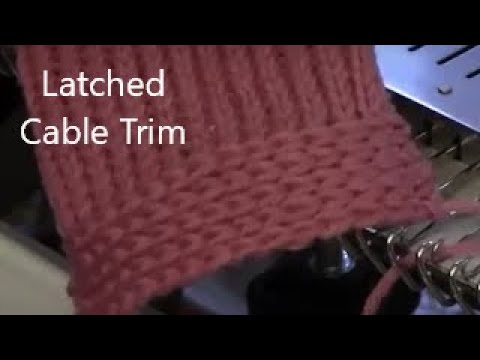 Видео: Наборная окантовка для машинного вязания от Дианы Салливан