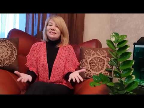Видео: Жилеты,  связанные крючком в  моих деловых образах .