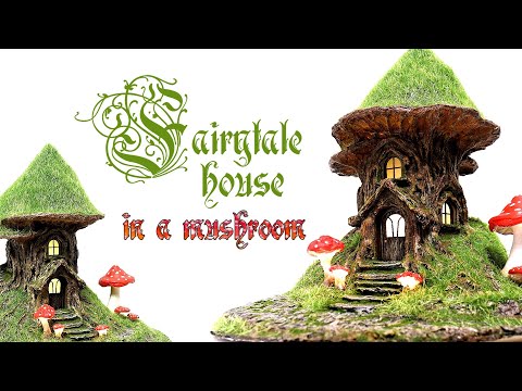 Видео: Сказочный домик в грибе