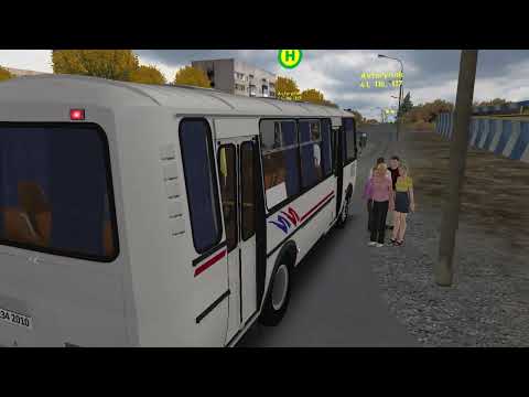 Видео: ПАЗ 4234 на 117 маршруте на карте Чистогорск. Omsi 2.