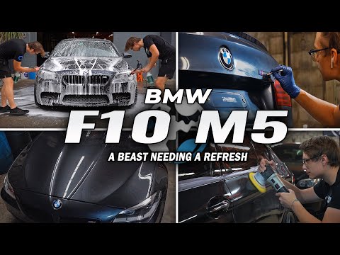 Видео: F10 BMW M5 Competition | Преображение за 7+ дней | Краска Singapore Grey Metallic ВОЗРОЖДЕНА!