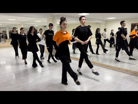 Видео: Убыхский танец (отработка движений)