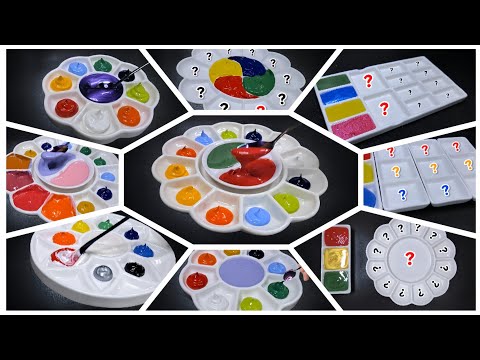 Видео: 1 ЧАС УДОВЛЕТВОРЯЮЩЕГО СМЕШИВАНИЯ ЦВЕТОВ | ART TENKA