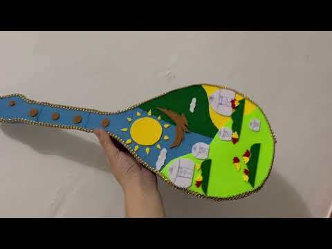 Видео: Фетрдан домбыра жасау. Фетрдан көрнекілік