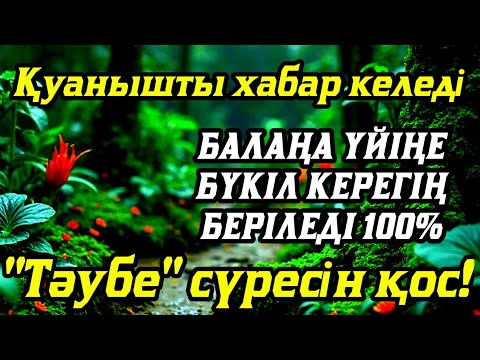 Видео: Алладан өзіңе балаңа керегіңді сұра бәрін беріп 100% қуанышты хабар келеді 2)
