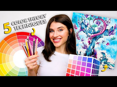 Видео: 5 МЕТОДОВ ТЕОРИИ ЦВЕТА, КОТОРЫЕ МОГУТ ПРЕОБРАЗИТЬ ваши раскраски