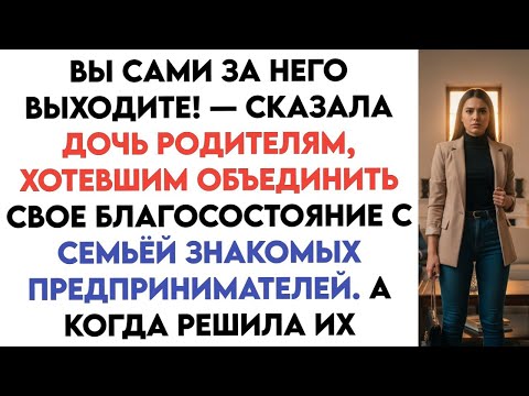 Видео: Вы сами за него выходите! — сказала родителям, подобравшим ей состоятельного жениха А решив проучить
