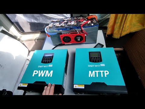 Видео: PWM vs MPPT Тест в реальных условиях одинаковых солнечных контролеров.
