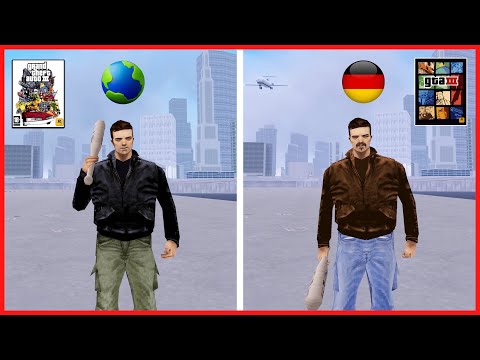 Видео: Немецкая версия GTA III была другой! (Сравнение)