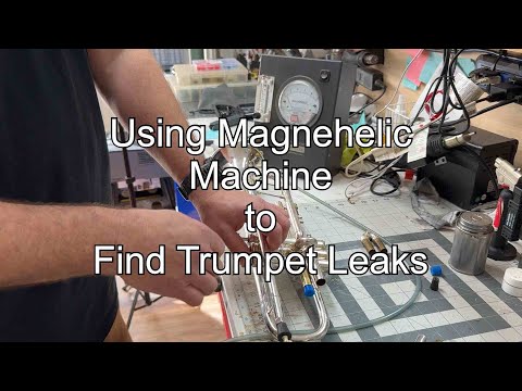 Видео: Использование магнитоэлектрической машины для поиска утечек в трубе – ремонт духовых инструментов