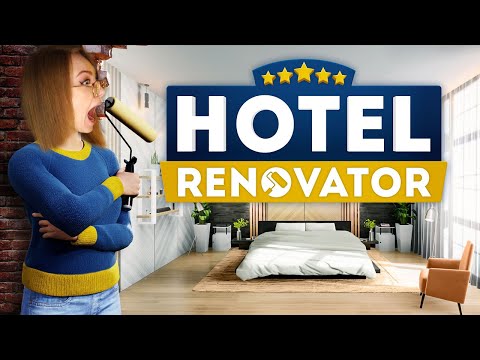 Видео: Музыка работает, и мы работаем! • Hotel renovator • Прохождение на стриме