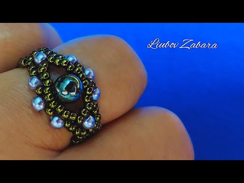 Видео: Колечко из бисера