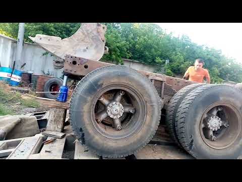 Видео: Быстро равняем  раму на камазе.