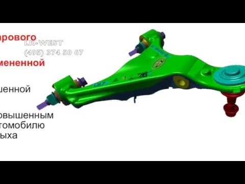 Видео: Особенности передней подвески Рендж Ровер Спорт и Дискавери 3/4. основные отличия.