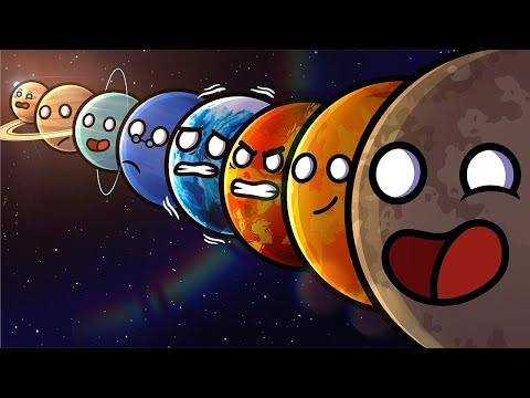 Видео: Что, если бы планеты были упорядочены по РАЗМЕРУ? (Часть 2)